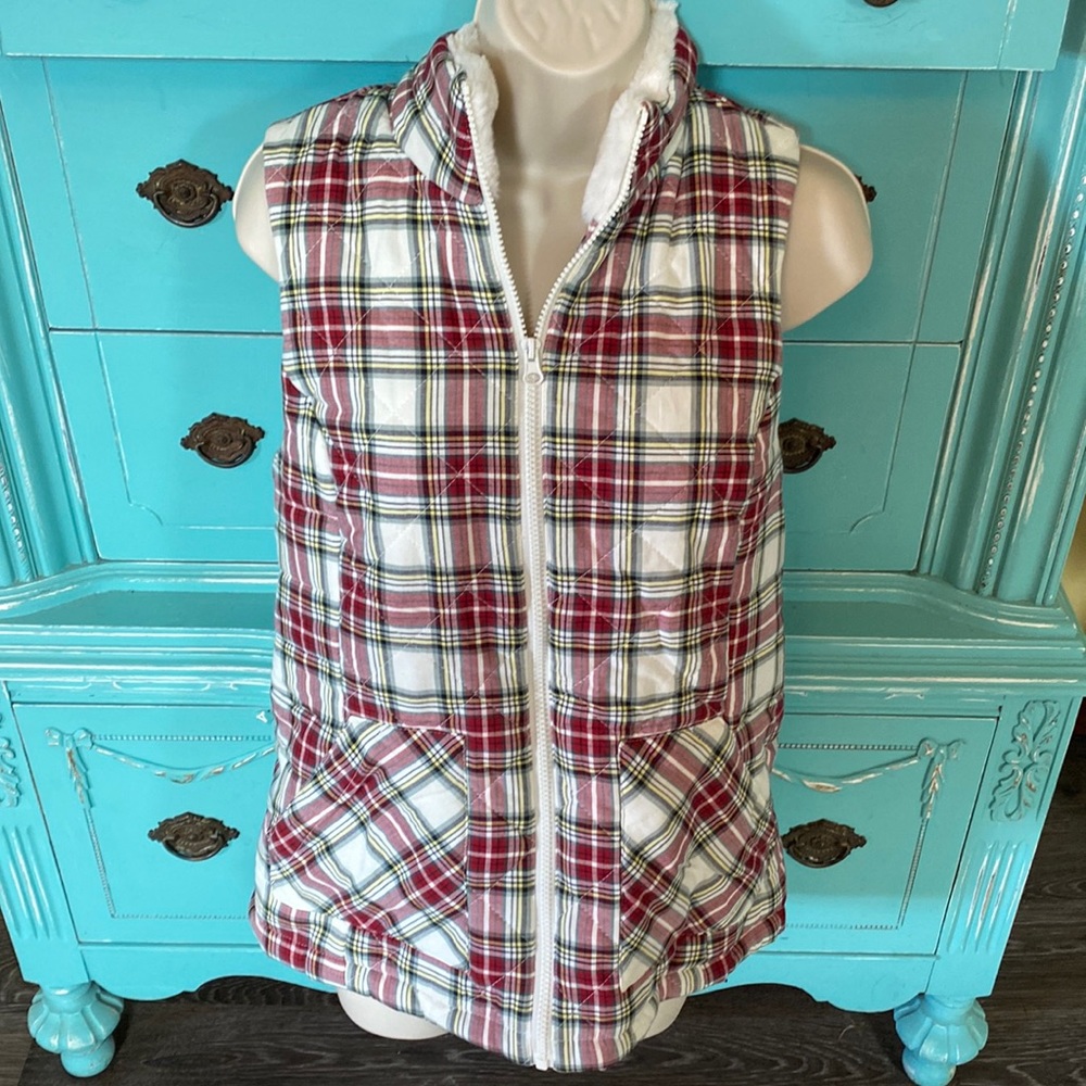 Maurice’s plaid vest